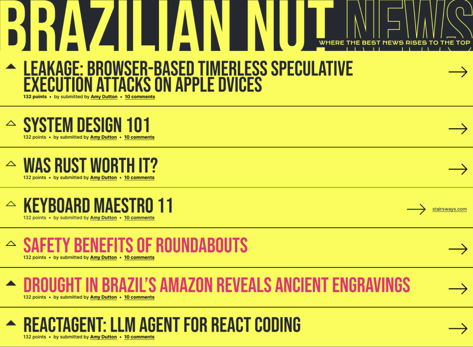 Brazilian Nut News